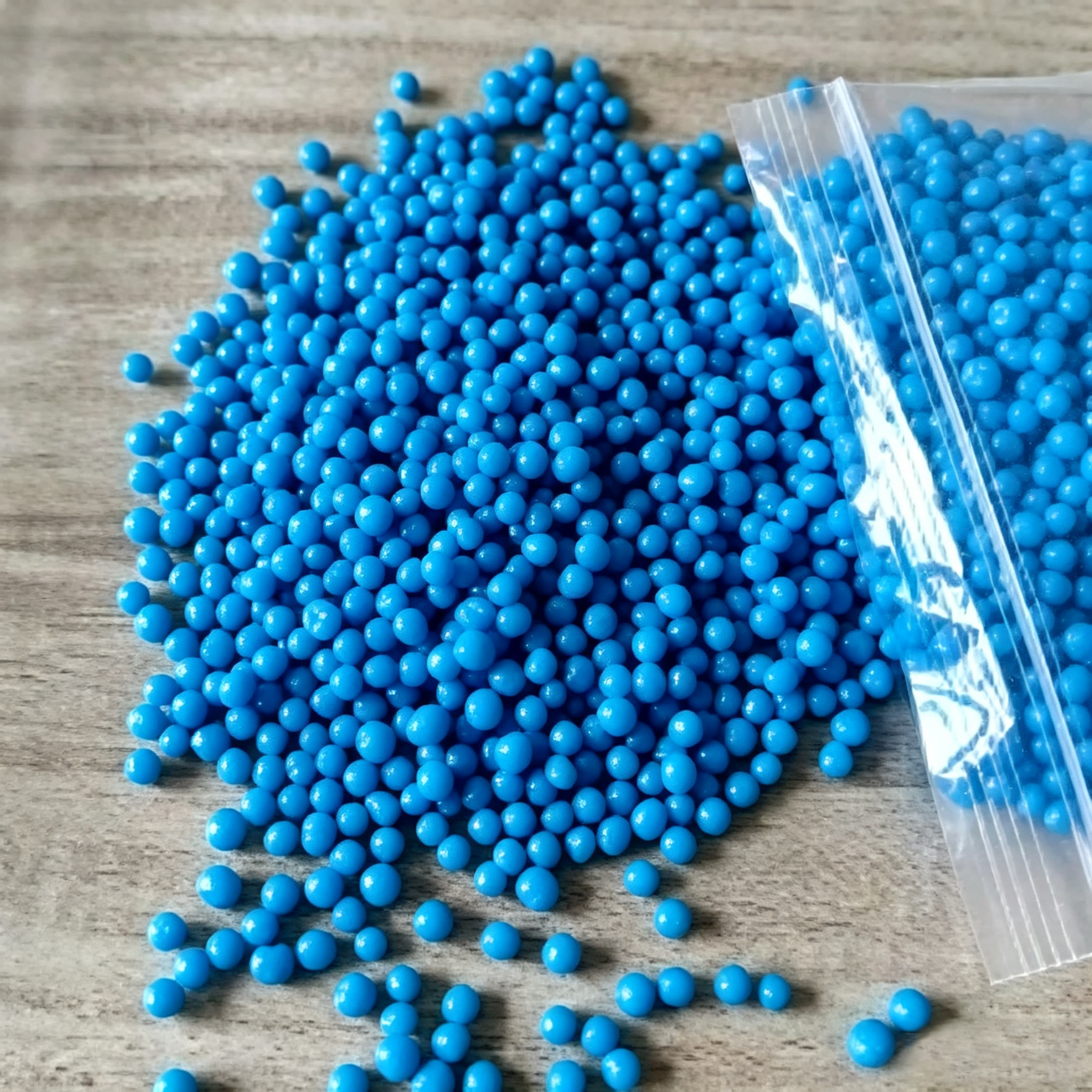 Blue PNCR polymer denitrification granules